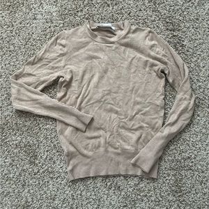 zara tan/light brown long sleeve with gold detailing, size medium